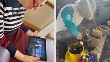 Residents enjoy hobbies at Perth care home